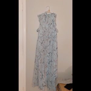 Ann Taylor Blue Flower Dress